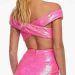 Ashley Lauren  Neon Pink Sequin Dress Style 445 Size 2 Photo 10