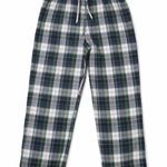 Disney  Store Plaid Pajama Pants Green Blue Cotton Lounge Sleep Size XL Photo 0