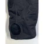 PINK - Victoria's Secret PINK Active Women’s Raglan Long Sleeve Cropped Quarter-Zip Top Black Size M/L Photo 3