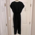 The Editor’s Market Moll V-Neck Jumpsuit in Black Photo 14