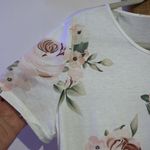 NWOT floral babydoll tee size xl White Photo 2
