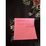 Nine Britton  Jacki Black Floral Scallop Detail‎ Tank Women’s Size Large Photo 5