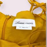 Lovers + Friends REVOLVE  Amy Mini Dress new marigold yellow size medium Photo 3