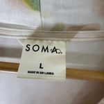 Soma  Cool Nights White Floral Robe Large Photo 4