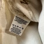 Free People  Bridgette Denim‎ Shorts High Rise Button Fly Ivory Cream Photo 6