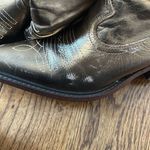 Steve Madden  Bronze Metallic Cowboy Boots size 6 Photo 4