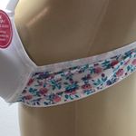 Massam Size Medium White Floral Print Padded Underwire Bra. Made in Brazil. New. Photo 3