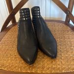 1. State  black leather grommet black bootie 6 Photo 2