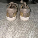 Not Rated 2/$20  Women's ILLANA Fashion Sneaker Gold Star Glitter Photo 4