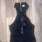 Bec & Bridge  Elegant Black Halter Mini Dress Photo 2