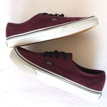 Vans  Authentic Lo Burgundy Red Canvas Women Shoes 7.5 Photo 2