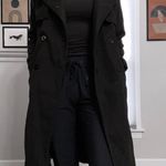 SheIn Black Trench Coat Photo 0