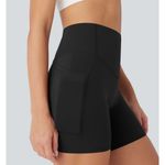 Halara NWT ultra sculpt butt lifting scrunch shorts. Stretch athletic size L Photo 3
