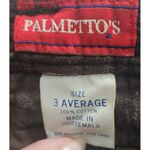 Palmetto's Corduroy‎ Pants High Waist Straight Leg Brown Casual Size 3 Photo 2