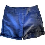 Apt. 9  Blue Cuffed Chino Classic Shorts‎ Casual Everyday Summer Beach Size 8 Photo 0