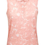 Puma Womens Flower Sleeveless Golf Tennis Outdoor Polo Bridal Rose Size Medium Photo 0