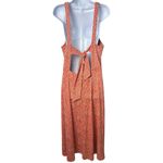 Free People Lorelai Dress Floral Tie Back Midi Sleeveless Fairy Cottagecore L Photo 5