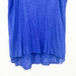 Free People  Womens Coquette‎ Summer Boho Owl Beaded Sequin Cami Top Size L Blue Photo 6