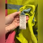 Free People NWT Uptown Stripe Pullover In Aurora Lime Combo $148 MSRP Photo 11