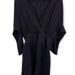 French Connection Black V Neck Romper Size 6 Photo 0