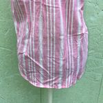 Nautica  Pink & White Striped Tie Waist Top S NWT Photo 10