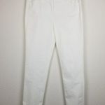 Worthington Modern Fit White Straight Leg Pants Size 4 Lightweight Casual Formal Photo 0