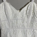 Lulus Sweet Blossom Ivory Lace Midi Dress Women's Large White Bridal Bride Chic Photo 9