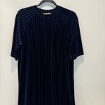 Scotch & Soda  Stripe velvet midi dress size M Photo 3