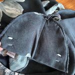 Westport VTG 90's Ltd Women's Grey Olive Green Floral Faux Wrap Dress Size 6 Photo 5