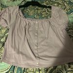 Light Purple Puffer Short Sleeve Top Photo 0