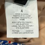 Madewell  Plunging Scoopback One Piece Blue Mini Daisy Swimsuit size 4 Photo 9