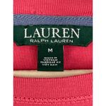 Ralph Lauren A3‎ Lauren  Pink Knit Top Bronze Button Detail - Size M Photo 1