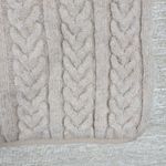 Joie  Reversible Cable Knit Puffer Vest Women’s M Beige Oatmeal Zip Mock Neck Photo 8
