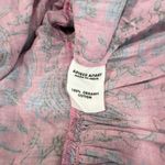 Apiece Apart Pink Floral Long Sleeve Mini Mitte Dress size MEDIUM Photo 11