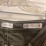 J.Jill Denim Authentic Fit Slim Ankle Jean Washed Olive Green (Sz 4) Photo 5