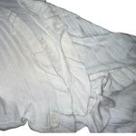 Top it off 100% bamboo ava ruffle wrap Womens ONE SIZE white light weight shawl​ Photo 4