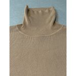 Louben Tan Ribbed Tank Top/Turtleneck lightweight material size L Size L Photo 1