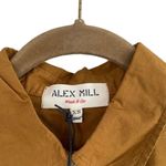 Alex Mill Georgie Pocket Shirt Golden Khaki Button Front Top XS Cotton New NWT Brown Photo 4