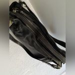 Guy Laroche Elegant Black Pebbled Leather Drawstring
Shoulder Tote Bag Photo 6