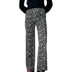 Boden USA Boden Relaxed Bootcut Trousers Black White Green Camo Floral US 16/18 Photo 0