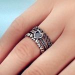 Silver heart ring Photo 0