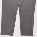 Topshop Gray Slacks Women Size 12 Pants Trousers Straight Leg Zip-Up Interview Photo 3