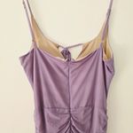 NWT Miss Circle Flora Mesh Sleeveless Mini Dress in Purple Women's Size L Size L Photo 6
