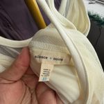 Silence + Noise  Cream Mesh Detail Dress Photo 3