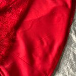 Material Girl Red Floral Lace cold shoulder Fit Flare A-line Mini Dress cocktail Photo 4