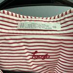 Foxcroft Women's Long Sleeve Striped Button-Up Shirt Red Size 16 Casual Photo 3