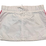 Abercrombie & Fitch Vintage Y2K Gym Issue Micro Mini Skirt Small White Pink Photo 0