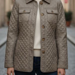 Chico's CHICO’S Quilted  Jacket Sz 1 Photo 0