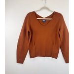 Maeve NWT Anthropologie  Womens Sweater Orange Lupita V Neck Knit Pullover XS Photo 4