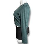 Girlfriend Collective Womens Athletic Crop Top Long Sleeve Pullover Green XXL Photo 3